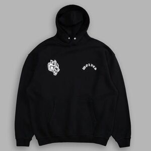 DARC SPORT WOLF CHOPPER PIECRE HOODIE IN BLACK